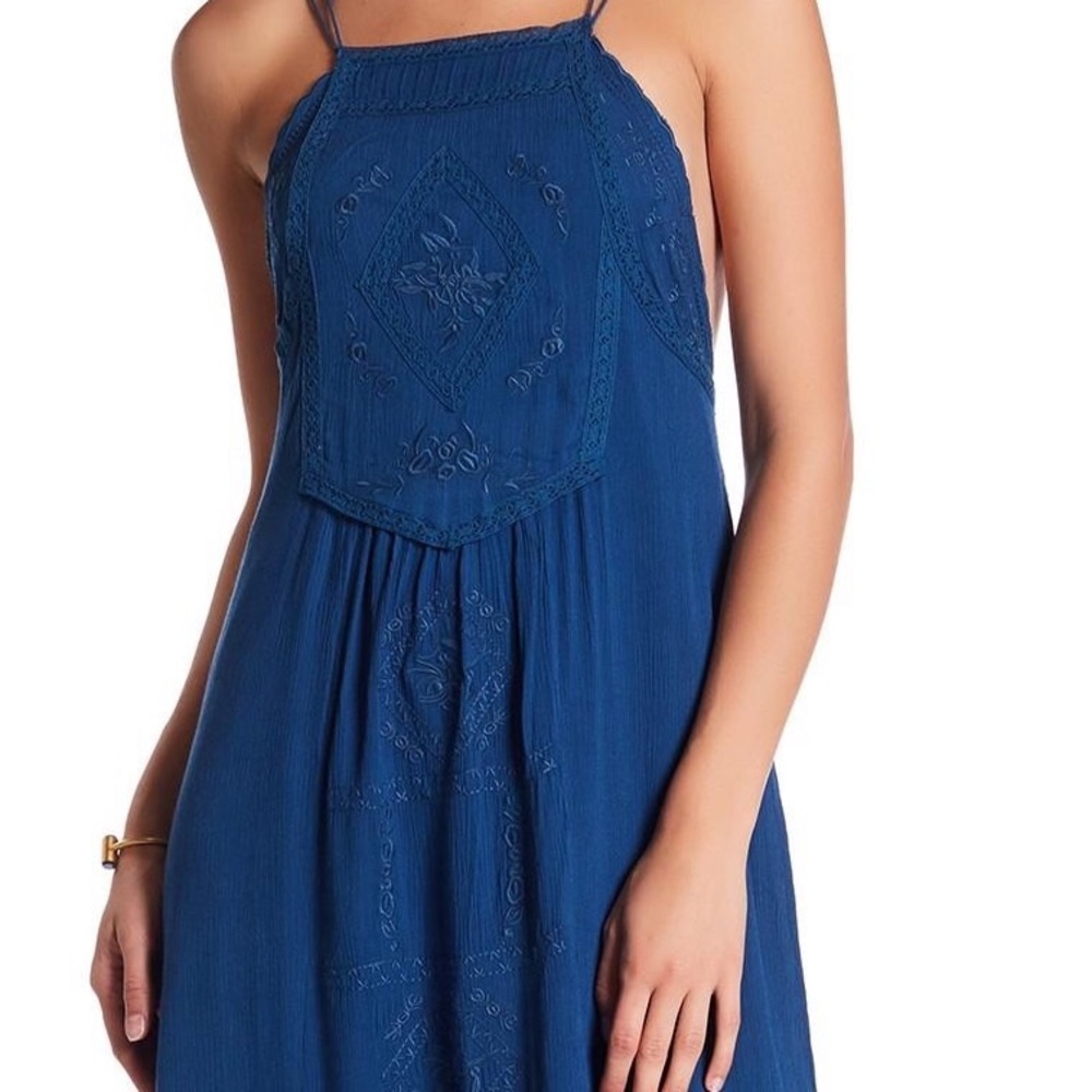 new ꨄ C&C California ꨄ Odysseia Maxi Dress ꨄindigo - Picture 7 of 11